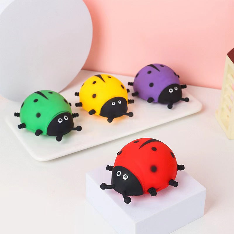 Realistic Ladybug Squishy – Slow Rising Stress Toy 3
