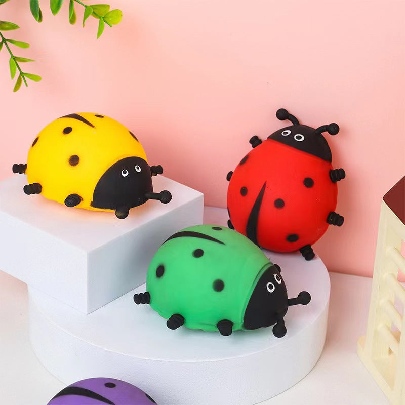 Realistic Ladybug Squishy – Slow Rising Stress Toy 2