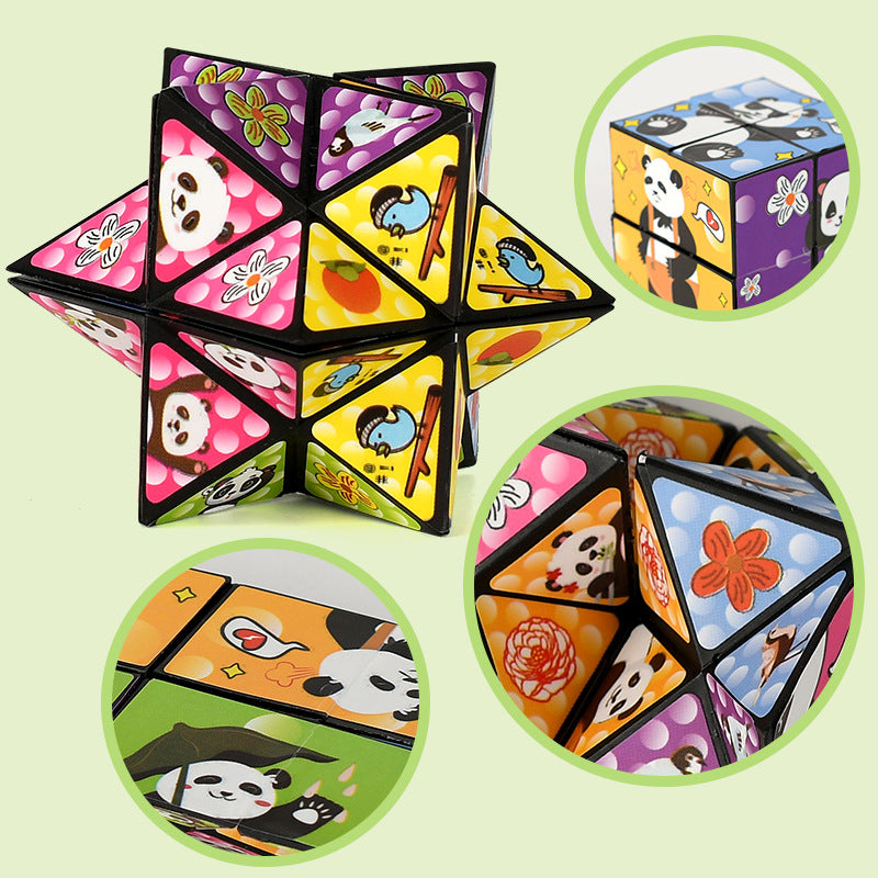 Panda Infinity Cube Fidget Toy 1