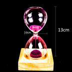 Blooming Magnetic Hourglass – Wood Base 3