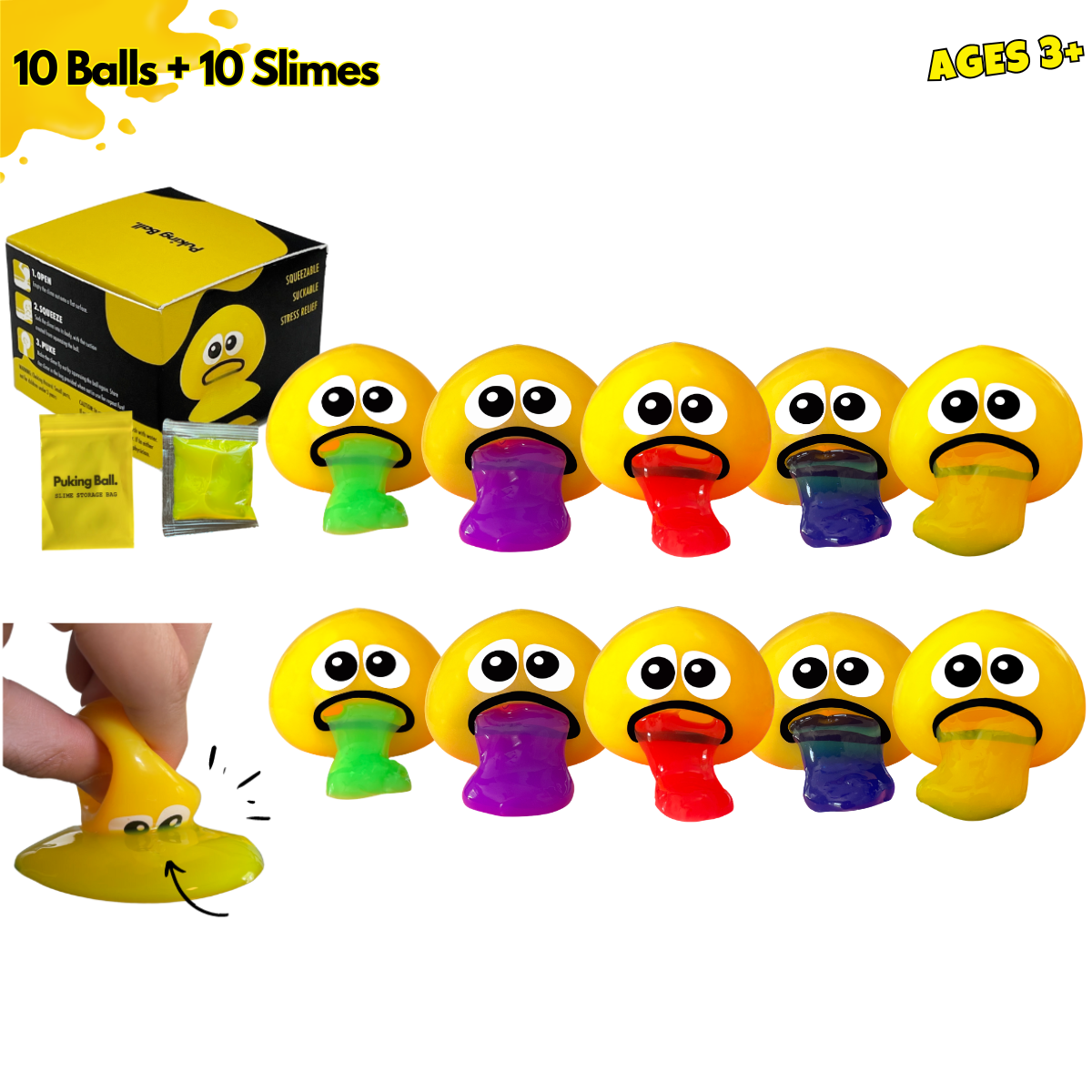 Puke Ball – Slime Squishy Stress Toy 4