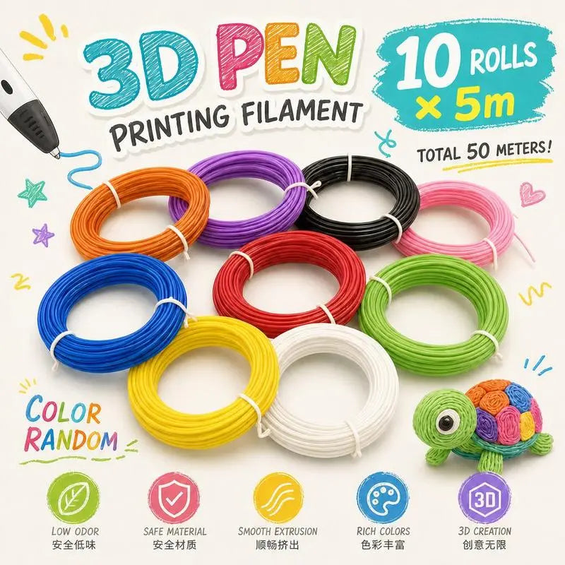 3D Printing Pen Kit for Kids – Rechargeable Starter Set